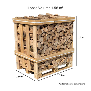 Kiln Dried Ash Firewood Crate