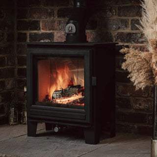 Clock Sudbury Wood Burning Stove - 5kw