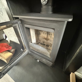 Clock Sudbury Compact Wood Burning Stove - 5kW (Grade C)