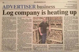 Calido Logs in Alloa Advertiser