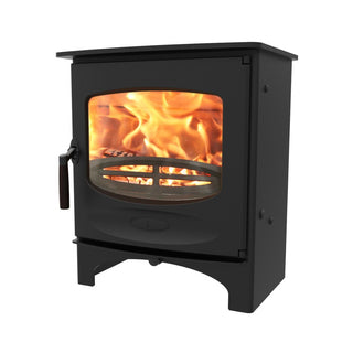 Charnwood C-Five Blu Wood Burning Stove Black - 5kW