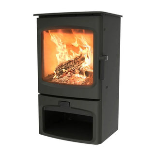 Charnwood Aire 5 Store Stand Wood Burning Stove Matt Black – 5kW