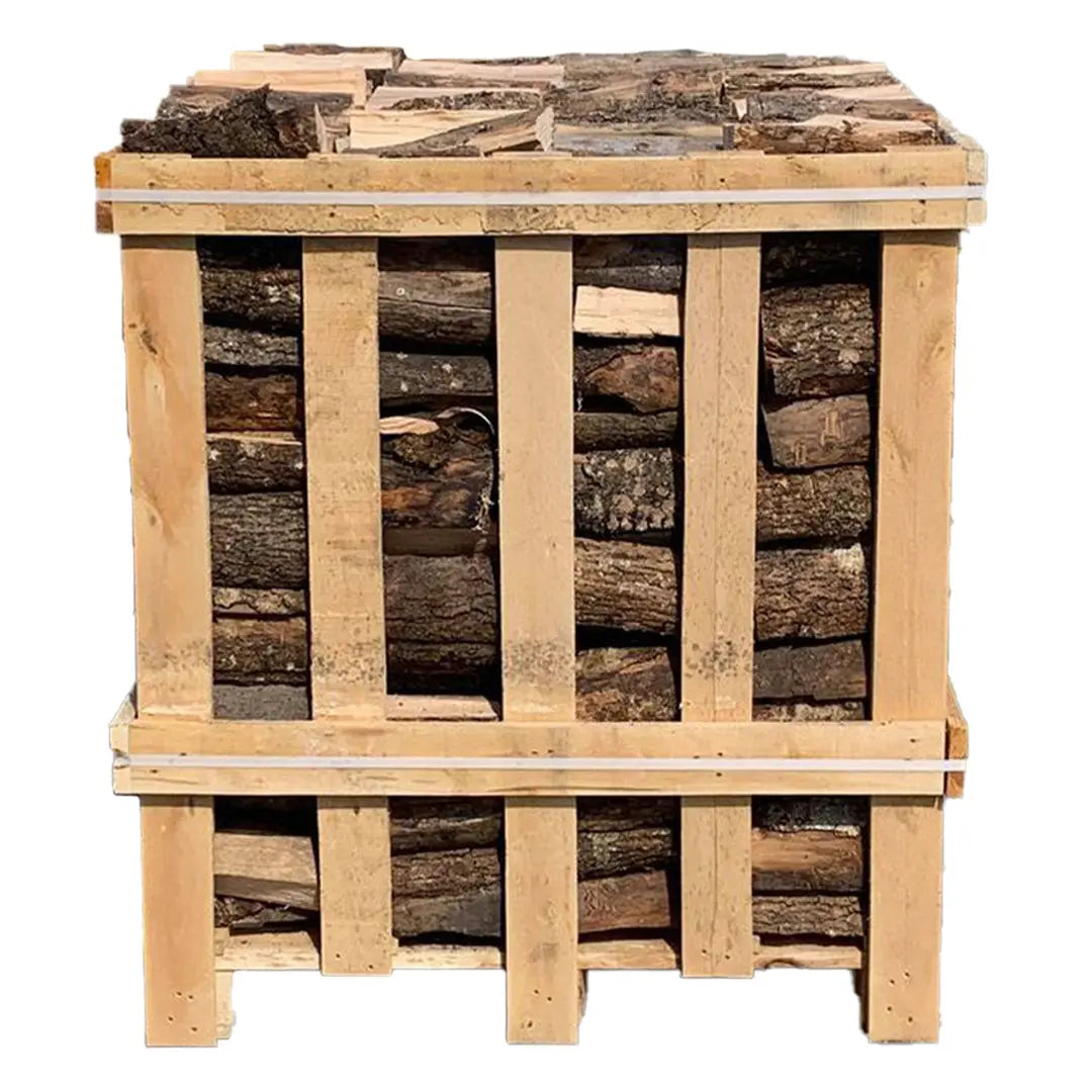 Kiln dried ash logs large crate