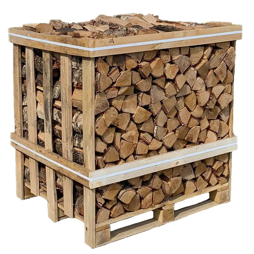large crate of kiln dried firewood Scotland