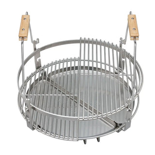 Monolith Kamado Grill.55 smart grid system on white background