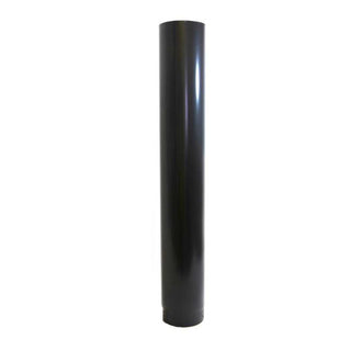 125mm Diameter x 1000mm Long Stove Pipe - Black