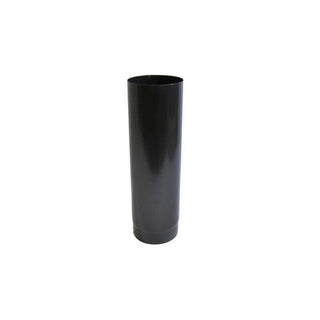 125mm Diameter x 500mm Long Stove Pipe - Black