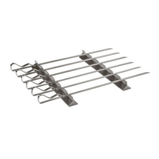 Monolith Kamado Grill Skewer Rack Set on white background