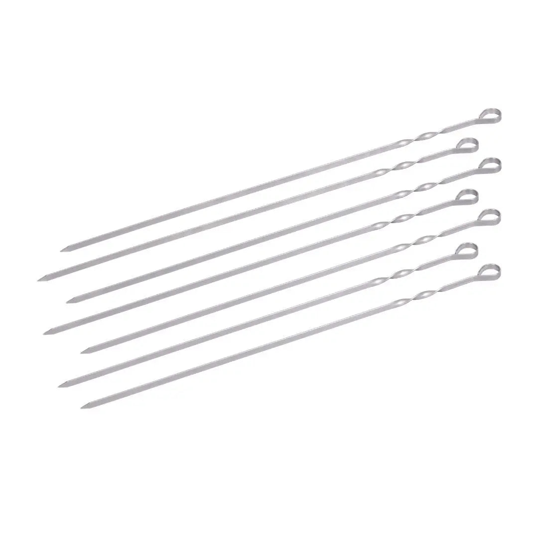Monolith Kamado Grill .55 Rotisserie Skewers7Pack on white background