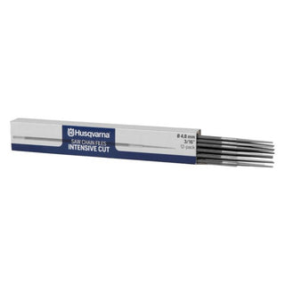 Husqvarna File Round 4.8mm Intensive Cut - 12 Pack