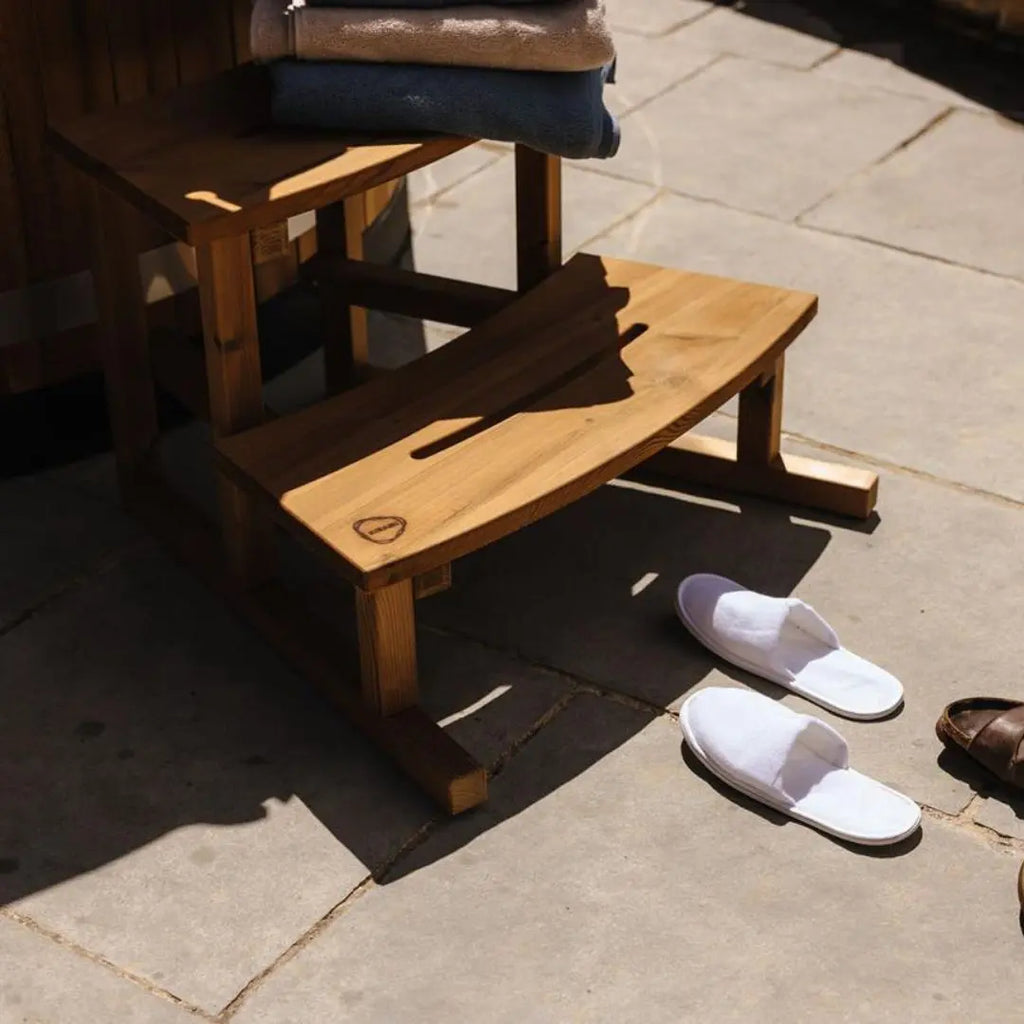 Kirami Thermowood Step-A-Round Steps | Calido