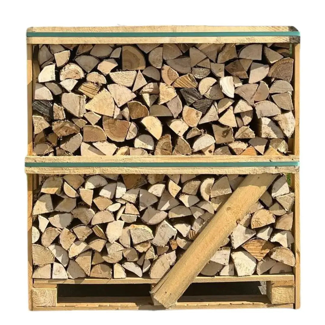 Standard Kiln Dried Ash Firewood Crate - Small Logs
