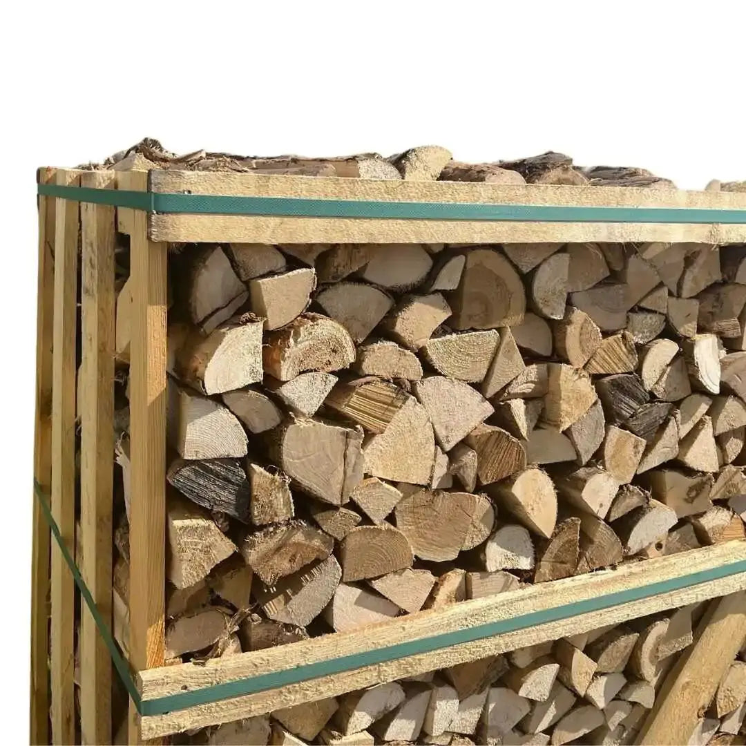 Standard Kiln Dried Ash Firewood Crate - Small Logs
