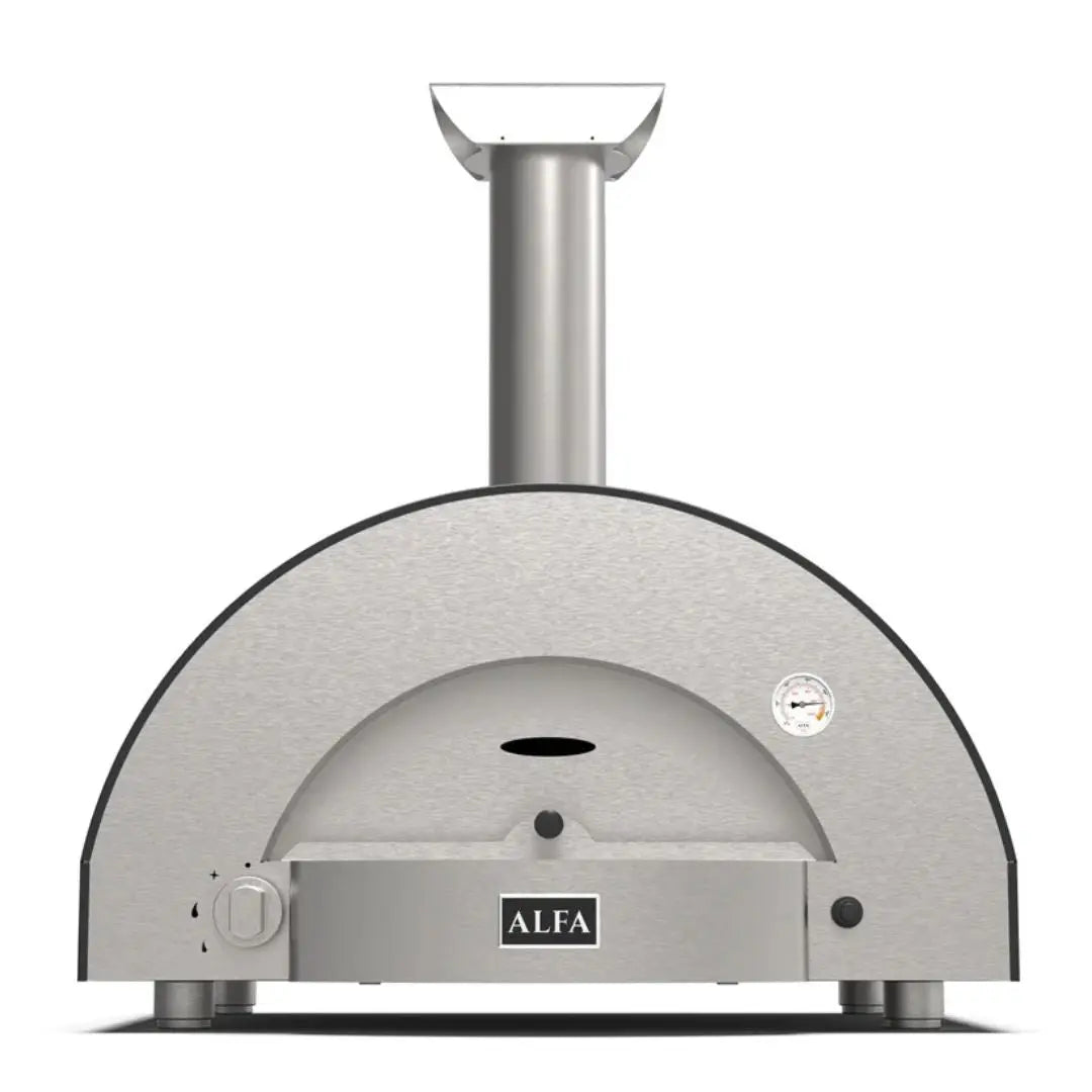 Alfa Classico 2 Pizze Hybrid Gas pizza oven on white background