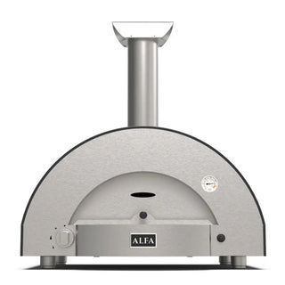 Alfa Classico 2 Pizze Hybrid Gas pizza oven on white background