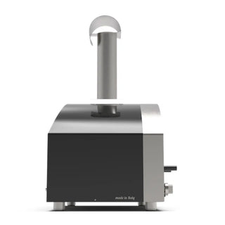 Alfa Futuro 2 Pizze Hybrid Gas Pizza Oven on a white background side view