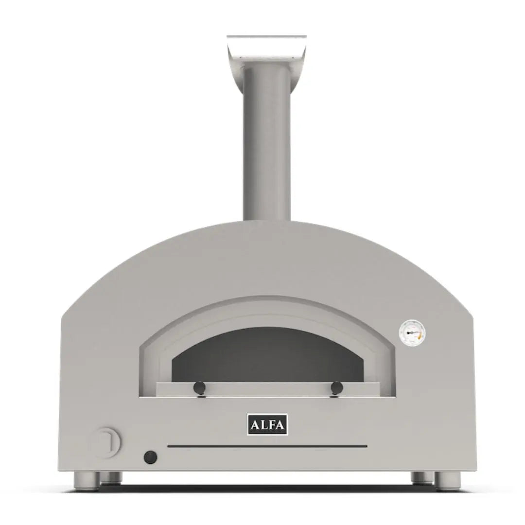 Alfa Futuro 2 Pizze Hybrid Gas Pizza Oven on a white background