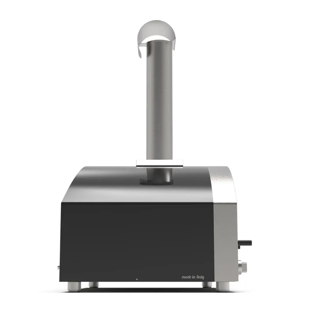Alfa Futuro 4 Pizze Hybrid Gas Pizza Oven on a white background side view