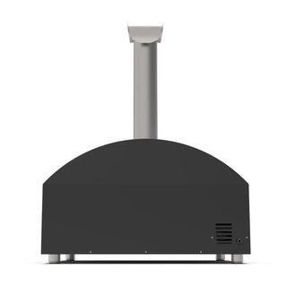 Alfa Futuro 4 Pizze Hybrid Gas Pizza Oven on a white background back view