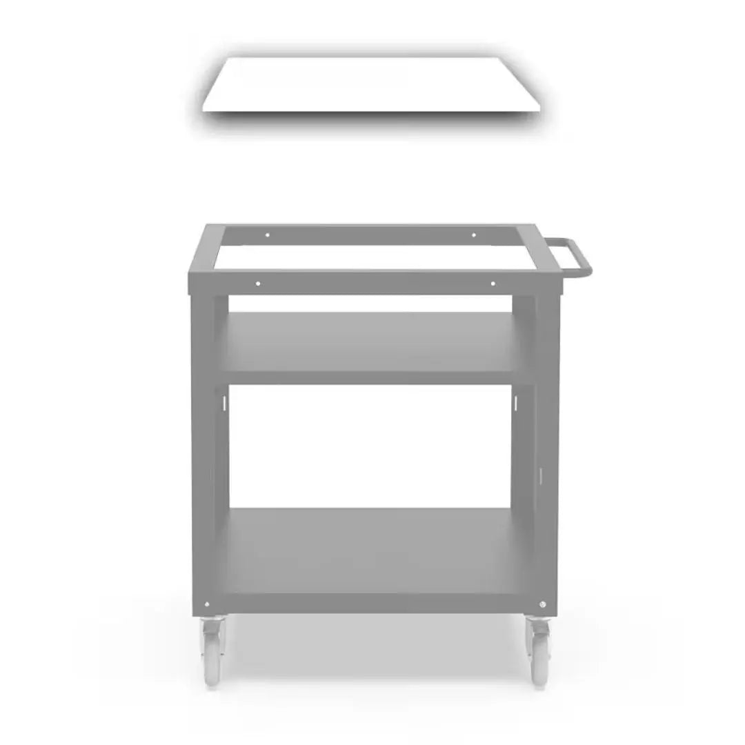 Alfa White Corian® Worktop for 80 Cooking Frame on module