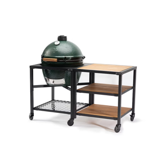 Big Green Egg Modular Nest, Expansion Frame and Acacia Shelves