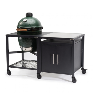 Big Green Egg Modular Nest, Expansion Cabinet and Stainless Steel Shelf