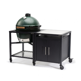 Big Green Egg Modular Nest, Expansion Cabinet and Stainless Steel Shelf