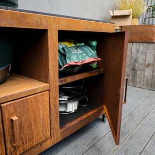 Big Green Egg Corten Steel Kitchen