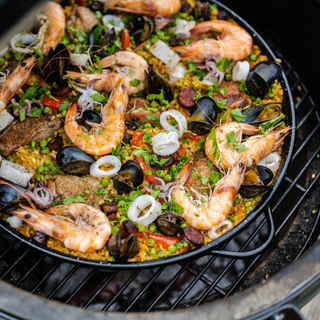 Big Green Egg Enamelled Paella Pan