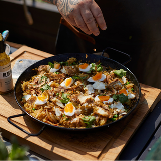Big Green Egg Enamelled Paella Pan