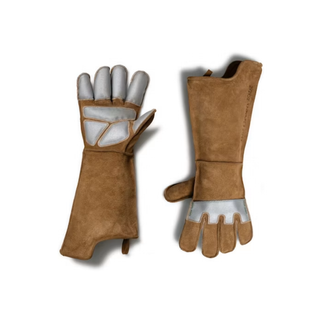 Big Green Egg Hell Hands Heat-Resistant Leather Gloves