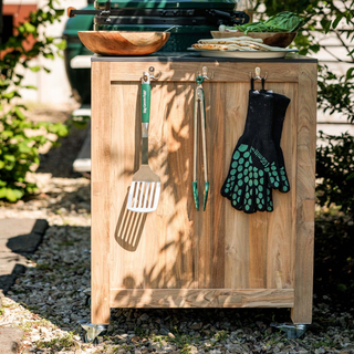 Big Green Egg Teak Kitchen
