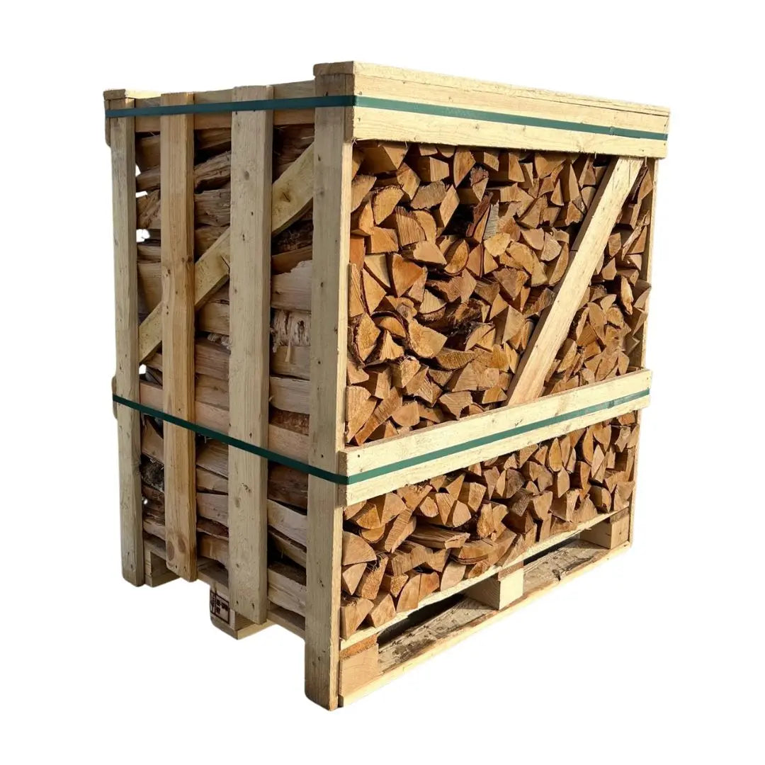 Standard Kiln Dried Birch Firewood Crate - Small Logs