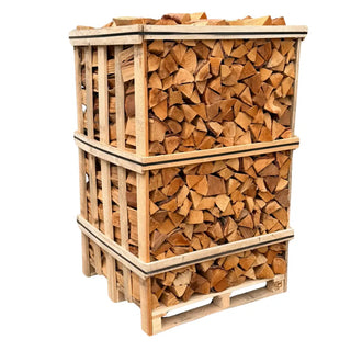 Jumbo Kiln Dried Birch Firewood Crate