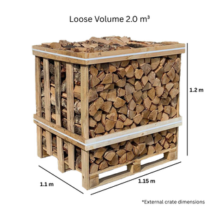 Kiln Dried Birch Firewood - Value Crate