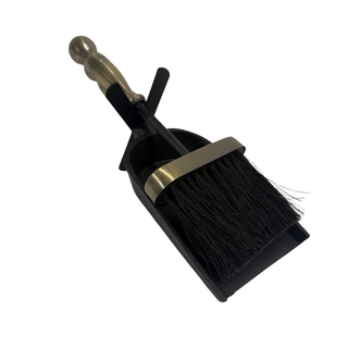 Brush and Shovel Set - Black/Antique