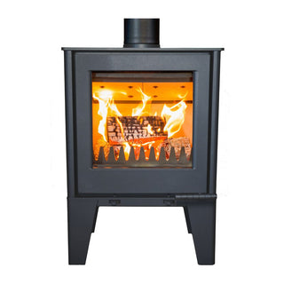 Archer Challenger 5+ Tall Leg Multi Fuel Stove - 5 kW
