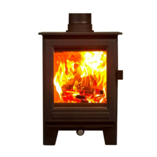 Clock Sudbury Compact Wood Burning Stove - 5kW