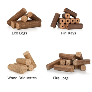 Mixed Briquettes Bundle | 8 Packs of Quality Heat Logs
