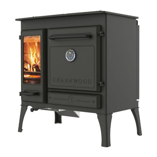 Charnwood Haven High Leg Wood-Fired Range Cooker - 6.6 kW