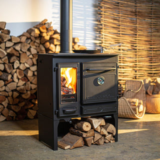 Charnwood Haven Store Stand Wood-Fired Range Cooker - 6.6 kW