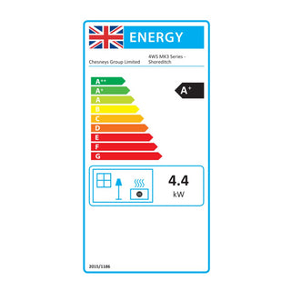 Chesneys Shoreditch 4WS MK3 Series Wood Burning Stove – 4.4 kW