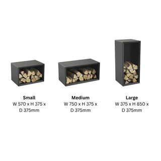 Contura 330G Wood Storage Box dimensions