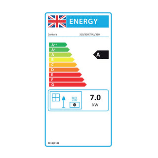 Contura 320T Soapstone Wood Burning Stove - 7kW