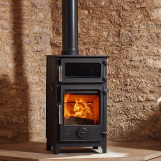 Dean Forge Baker 5 Eco Baking Stove - 5kW on stone hearth