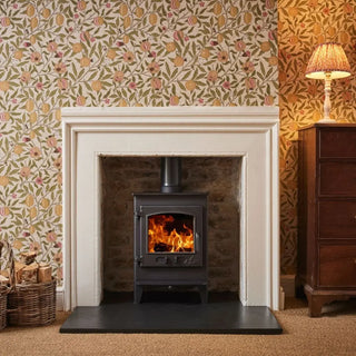 Dean Forge Croft Junior Eco Stove - 5kW in fireplace surround
