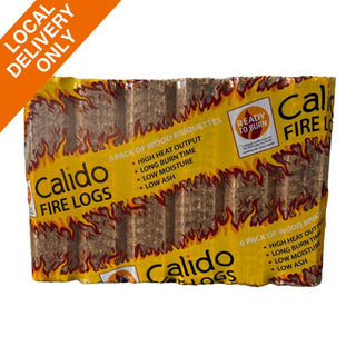 Calido Fire Log Briquettes Single Pack - Local Delivery