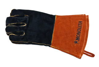 Monolith Kamado Grill Leather Grill Gloves on white background