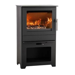 HETA Inspire 45H Log Store Stand Multi Fuel Stove - 4.9kW