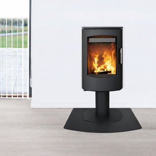 HETA Scan-Line 7D Multi Fuel Pedestal Stove Black - 4.5 kW